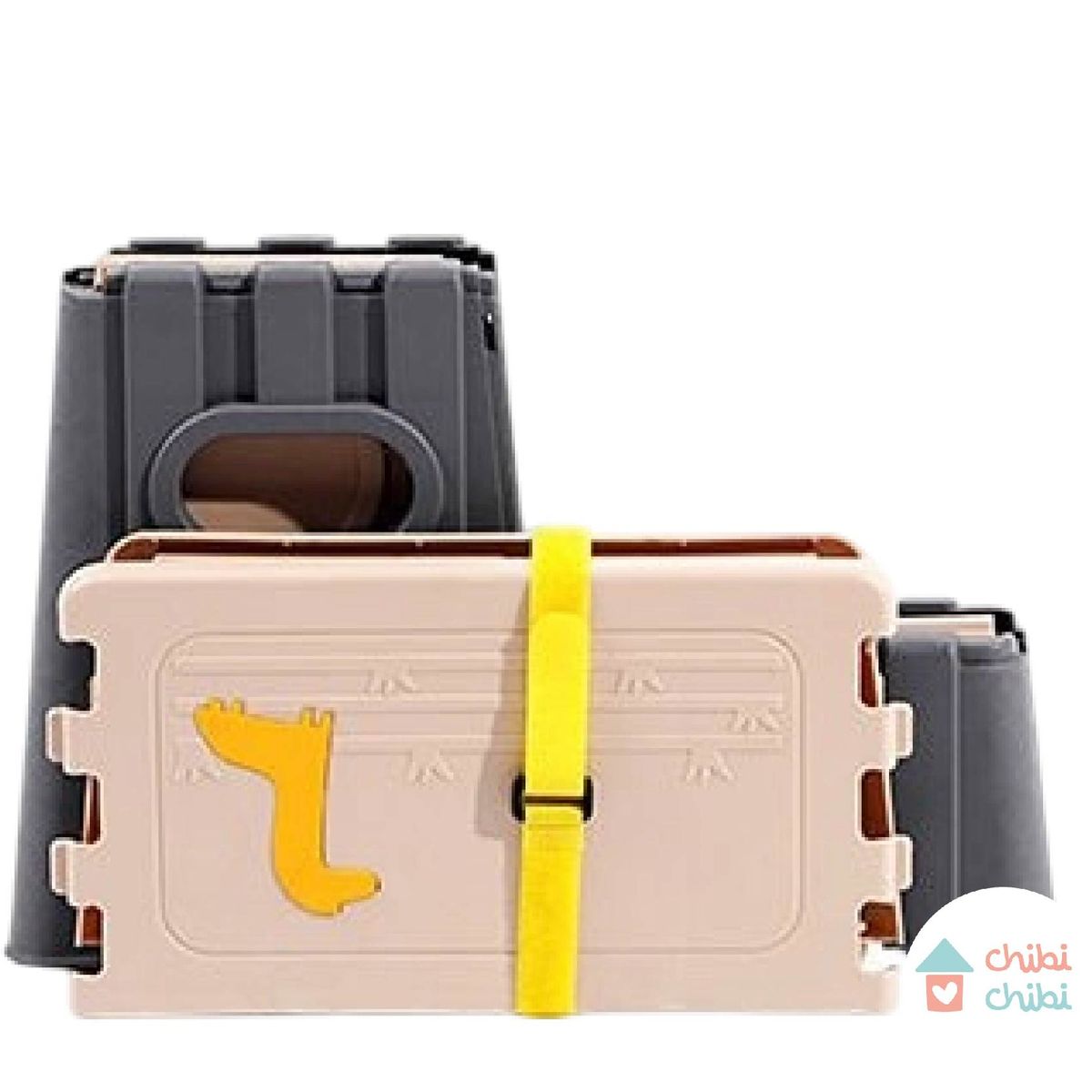 CHIBI CHIBI - Escalera plegable para niños y adultos - Rosa