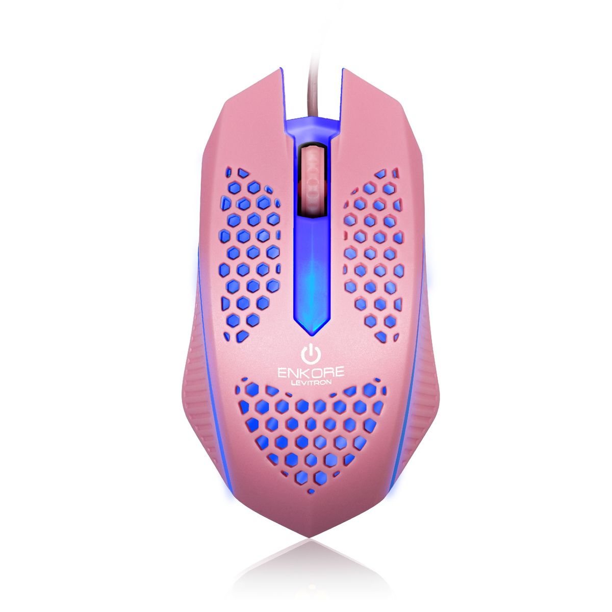 ENKORE - Mouse Gamer Enkore Levitron Ekm107 Pink Usb