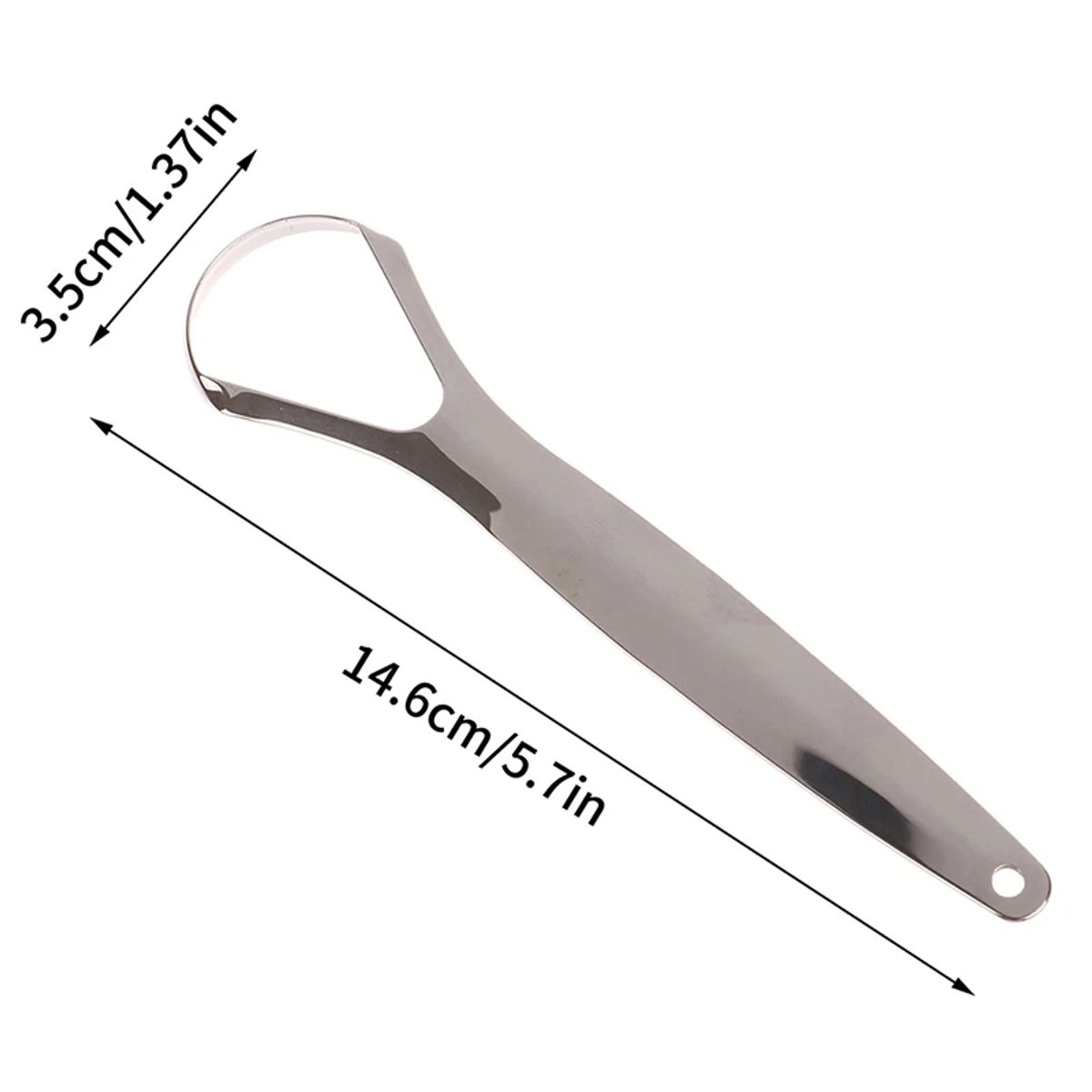 GENERICO - Limpiador  De Lengua Acero Inoxidable Higiene Bucal