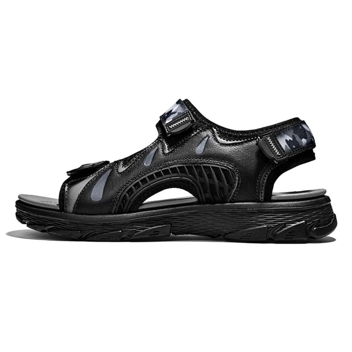 SHANDIAN - Sandalia de Trekking Para Hombre Negro