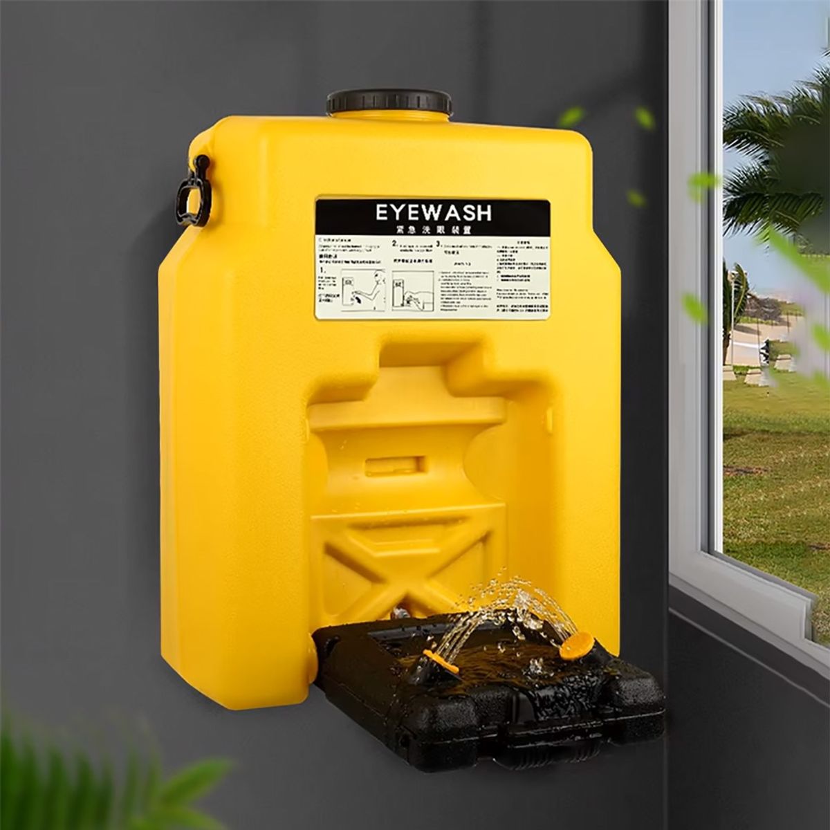 EXORIAM - Lavaojos Portatil de Emergencia ABS