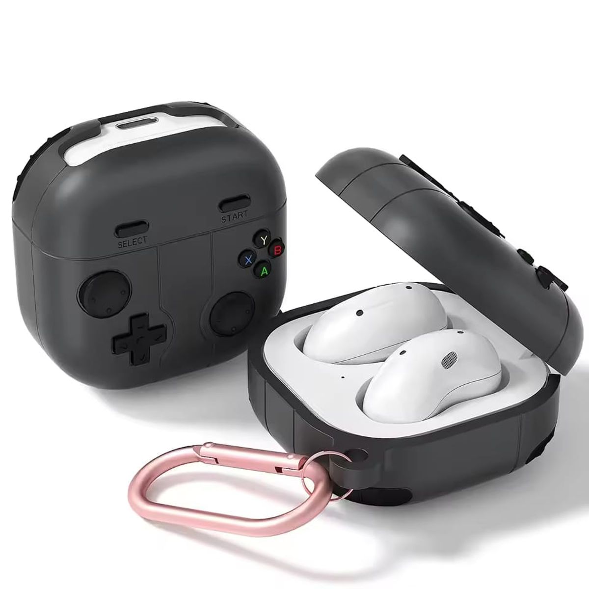 GENERICO - CASE PARA GALAXY BUDS 2 PRO ANIMADO NEGRO
