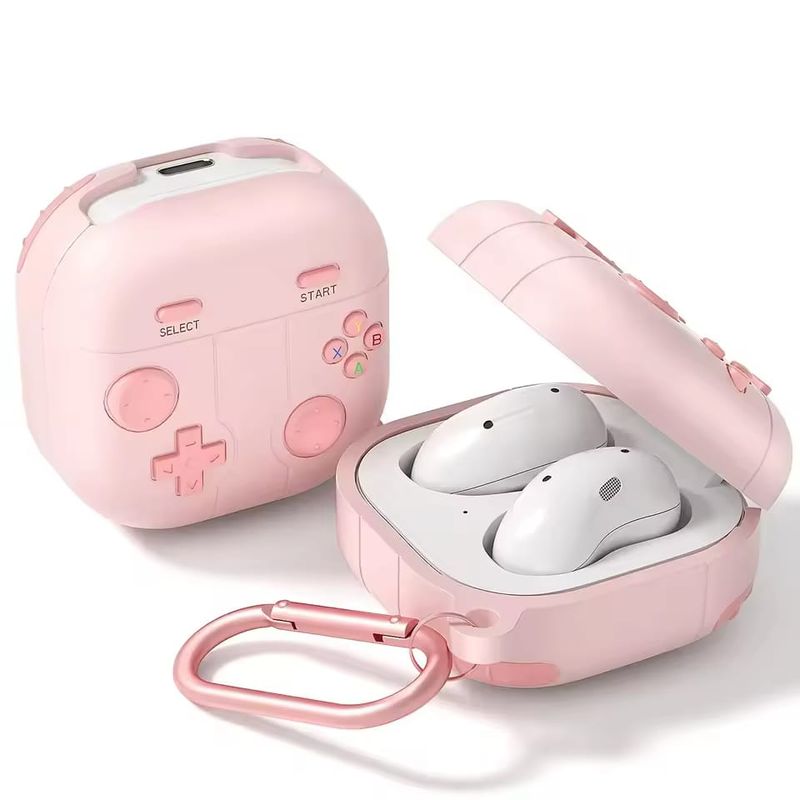 GENERICO - CASE PARA GALAXY BUDS FE ANIMADO ROSADO