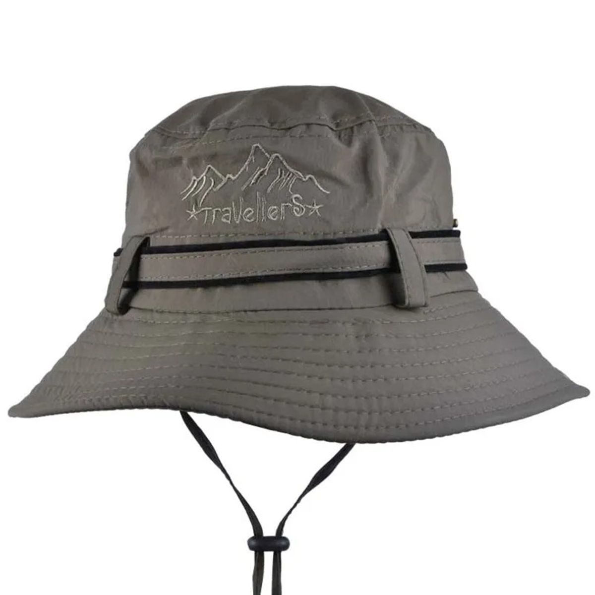 KAST PE - Travellers Cinta Sombrero Safari de pesca - Verde Militar