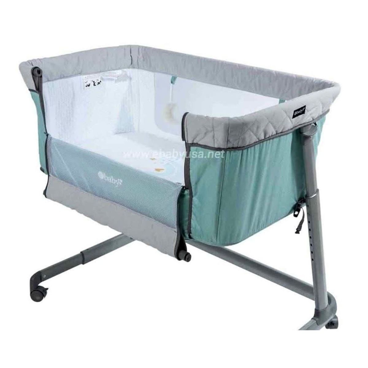 EBABY - Cuna Colecho para Bebé MARION Verde