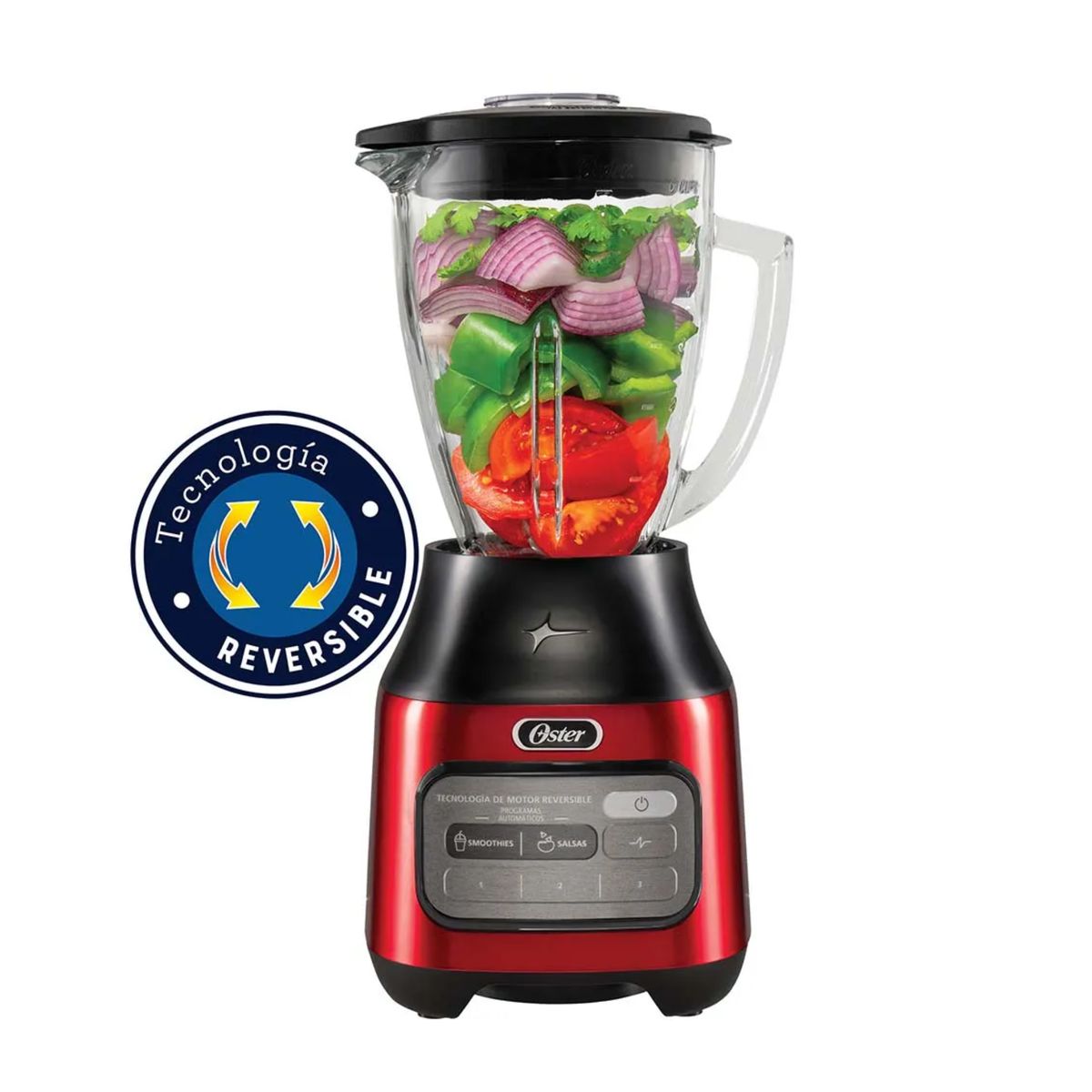 OSTER - LICUADORA OSTER CON TECNOLOGÍA REVERSIBLE 3 VELOCIDADES MÁS PULSO BLSTPEG-CRT
