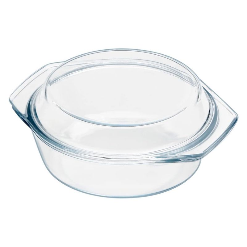 OEM - Cacerola con Tapa de Vidrio 1 . 5L Apto Frío y Calor