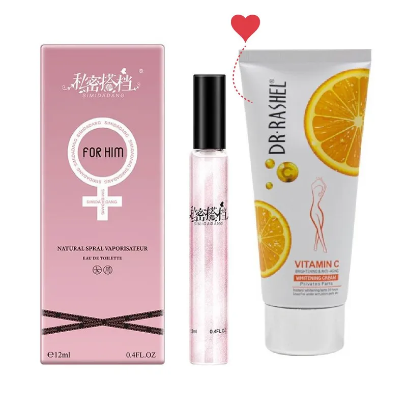 GENERICO - Perfume de Feromonas Mujer + Crema Aclaradora DR Rashel