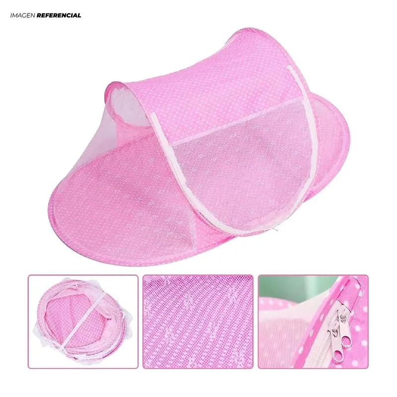 GENERICO - Cuna Mosquetero Portátil Anti-Insectos para niñas