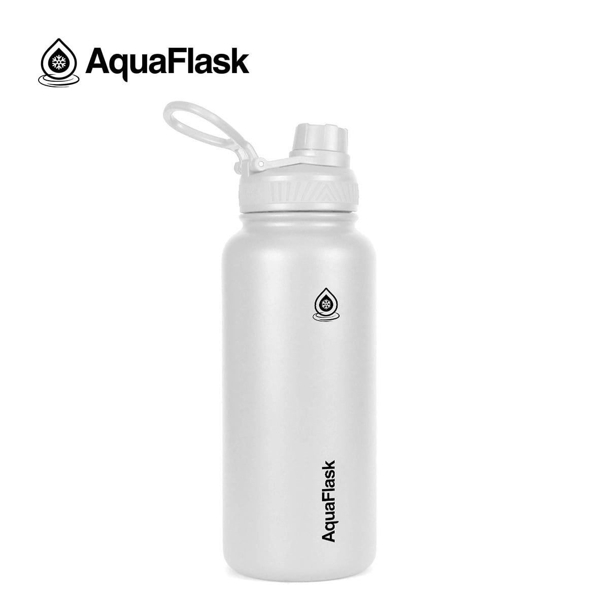 AQUAFLASK - Botella de Acero Inoxidable 945 ML Arctic White