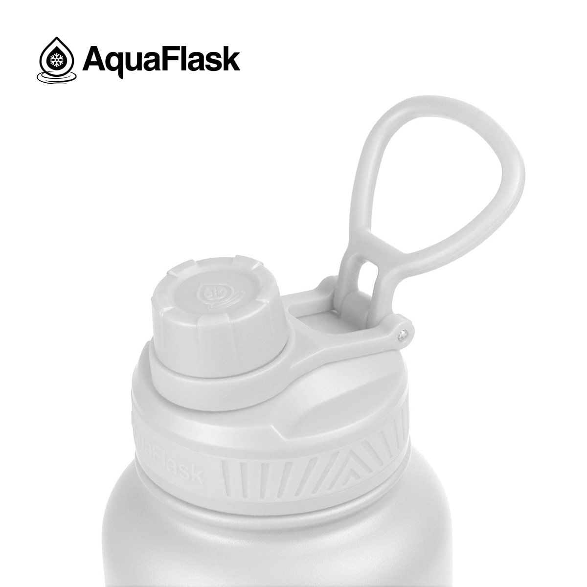 AQUAFLASK - Botella de Acero Inoxidable 945 ML Arctic White