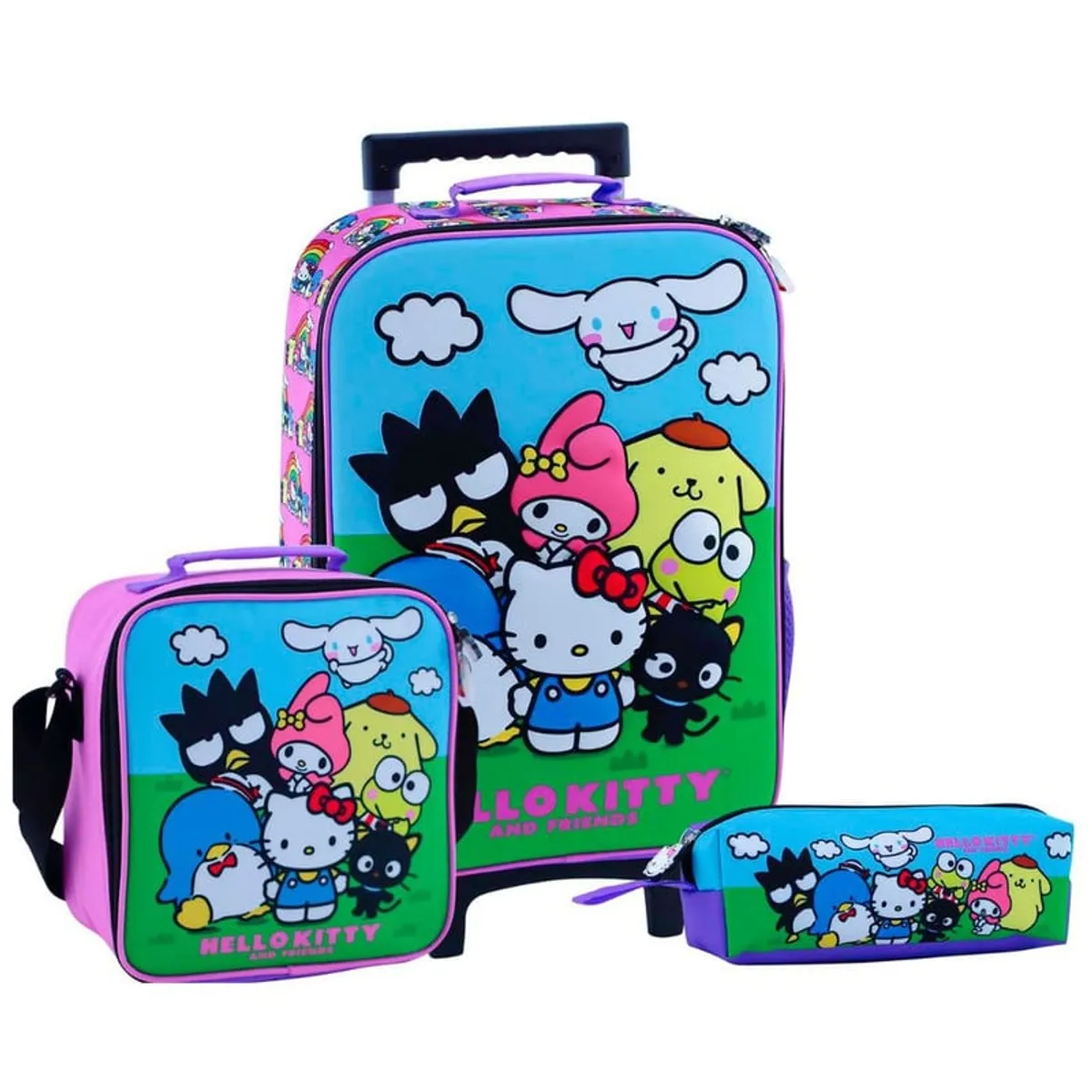 SCOOL - Scool Kombat Maleta Lonchera Cartuchera Hello Kitty&Friends