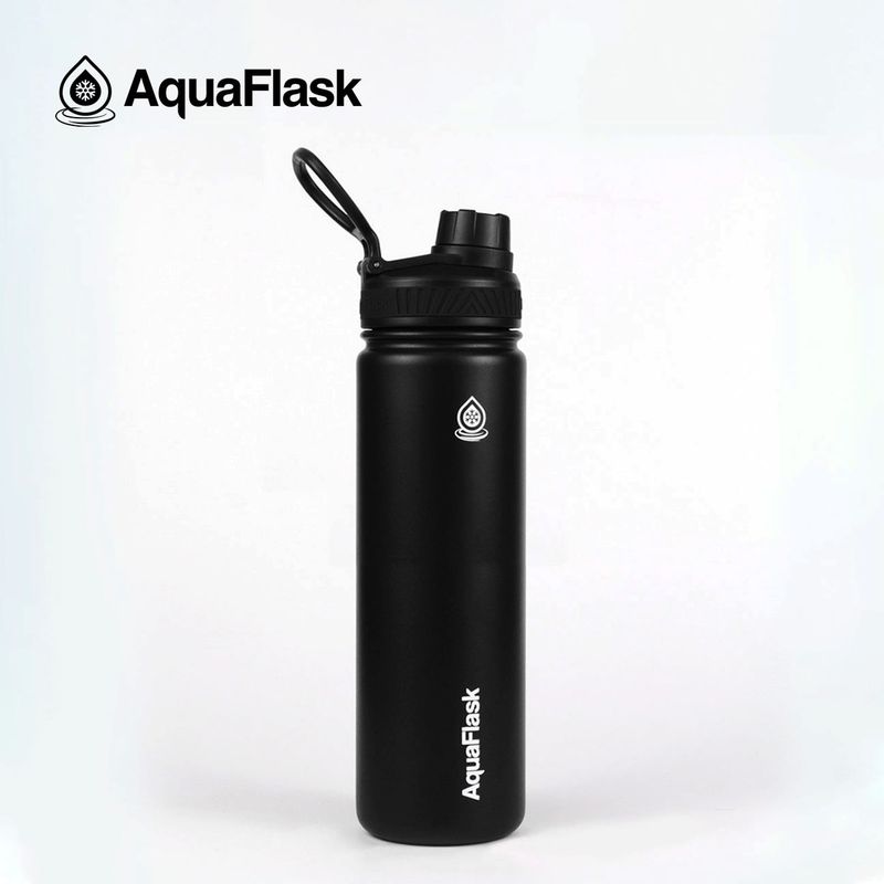 AQUAFLASK - Botella de Acero Inoxidable 650 ML Space Black