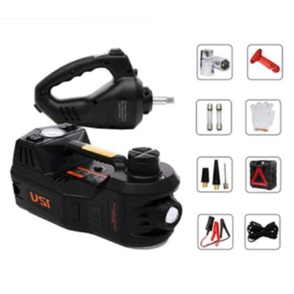 GN - GATA ELECTRICA PARA AUTO Y CAMIONETA 5T 4 EN 1