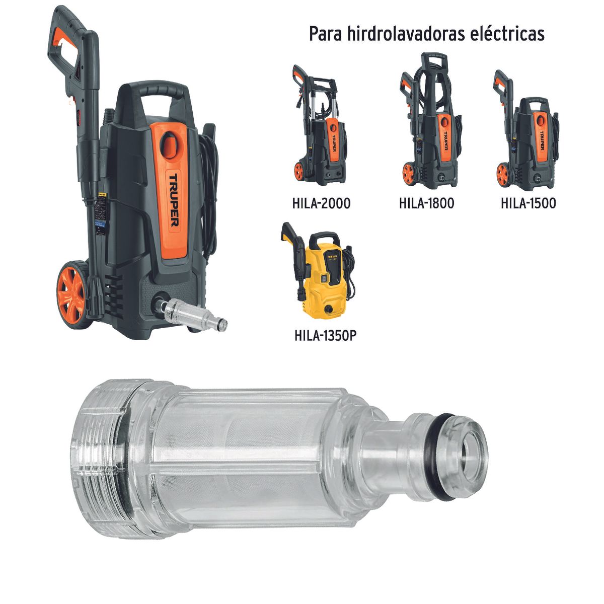 TRUPER - Filtro De Agua Para Hidrolavadora