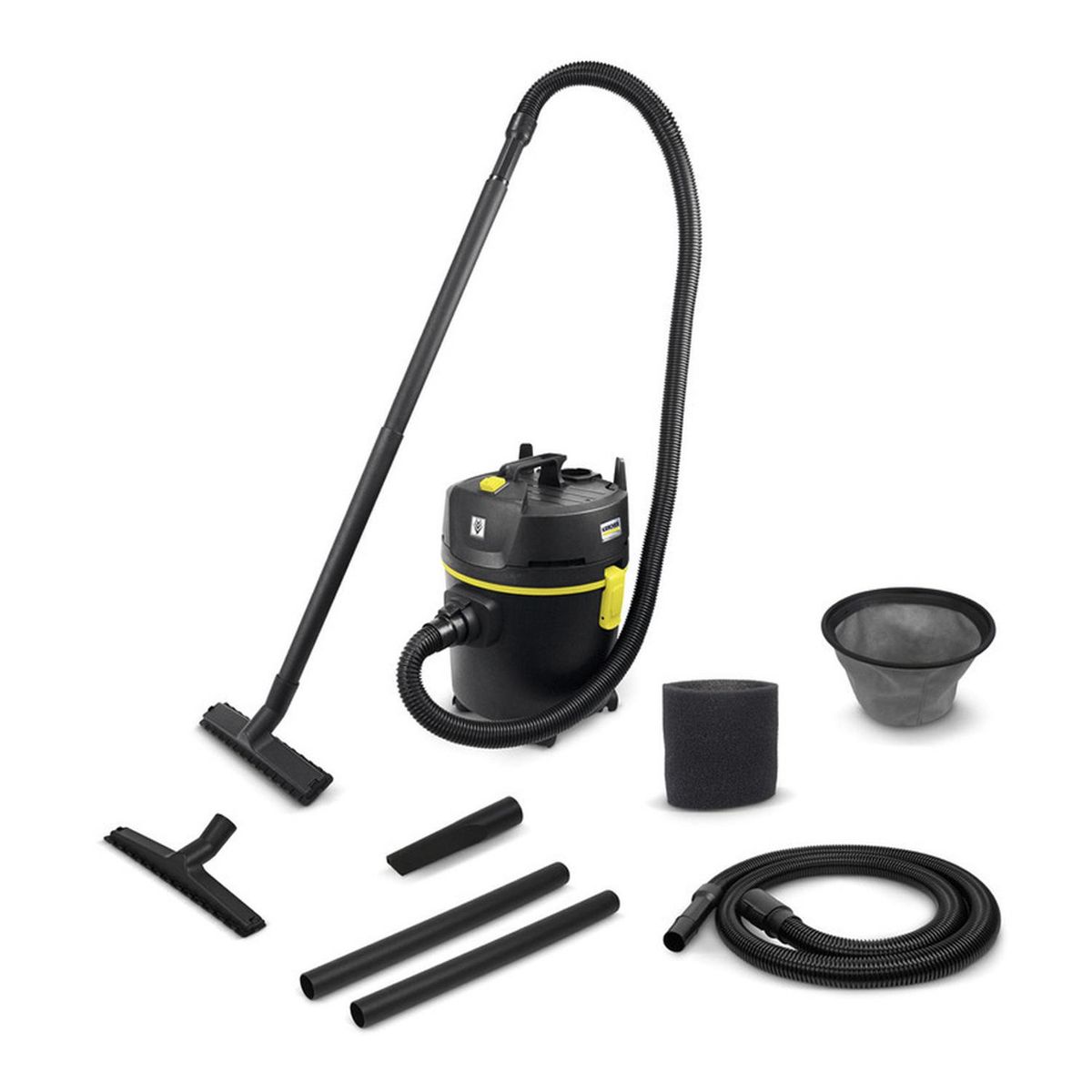 KARCHER - Aspiradora para Seco y Húmedo 15L 1400W Karcher NT 151 Black Edition