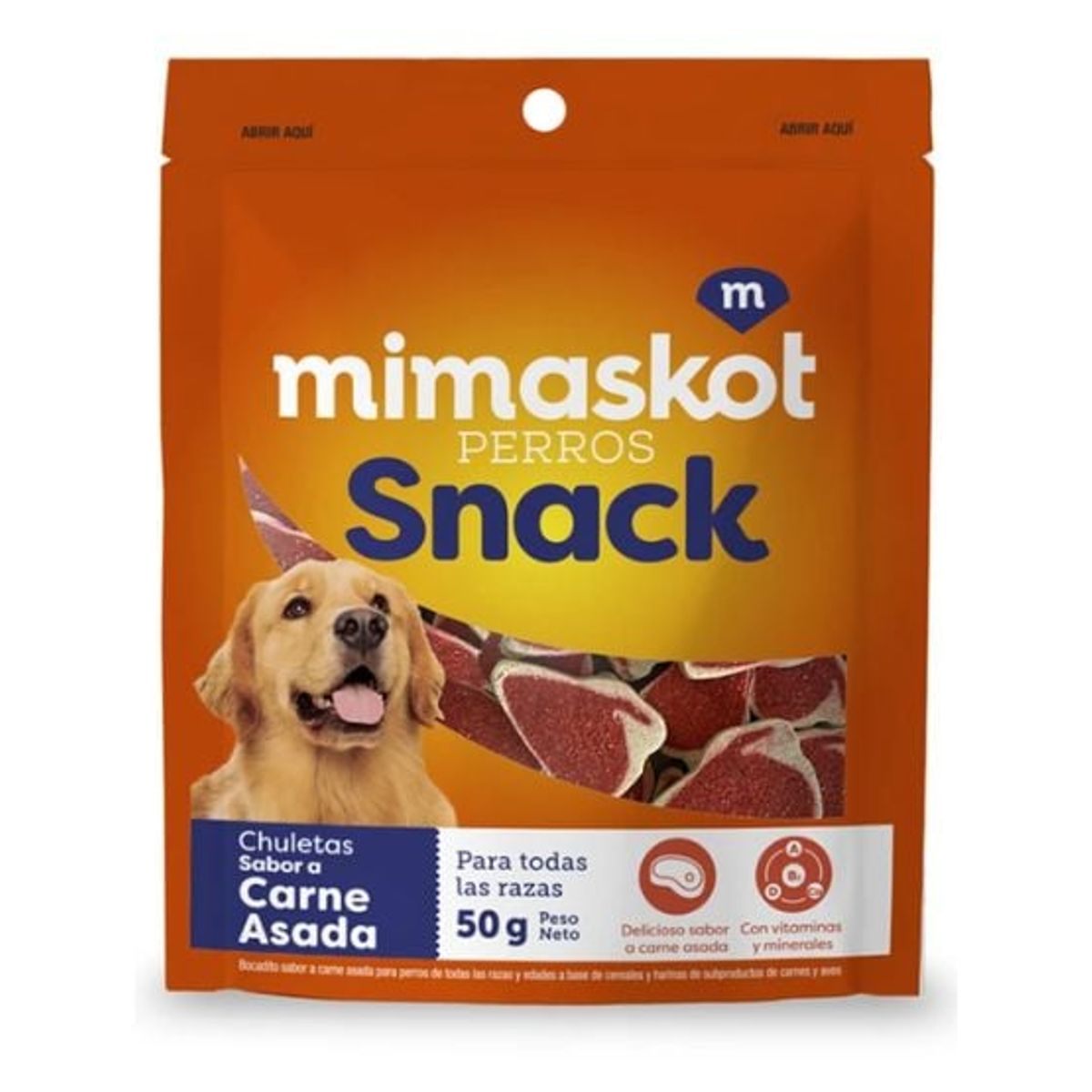 MIMASKOT - MIMASKOT SNACK CHULETAS 50GR