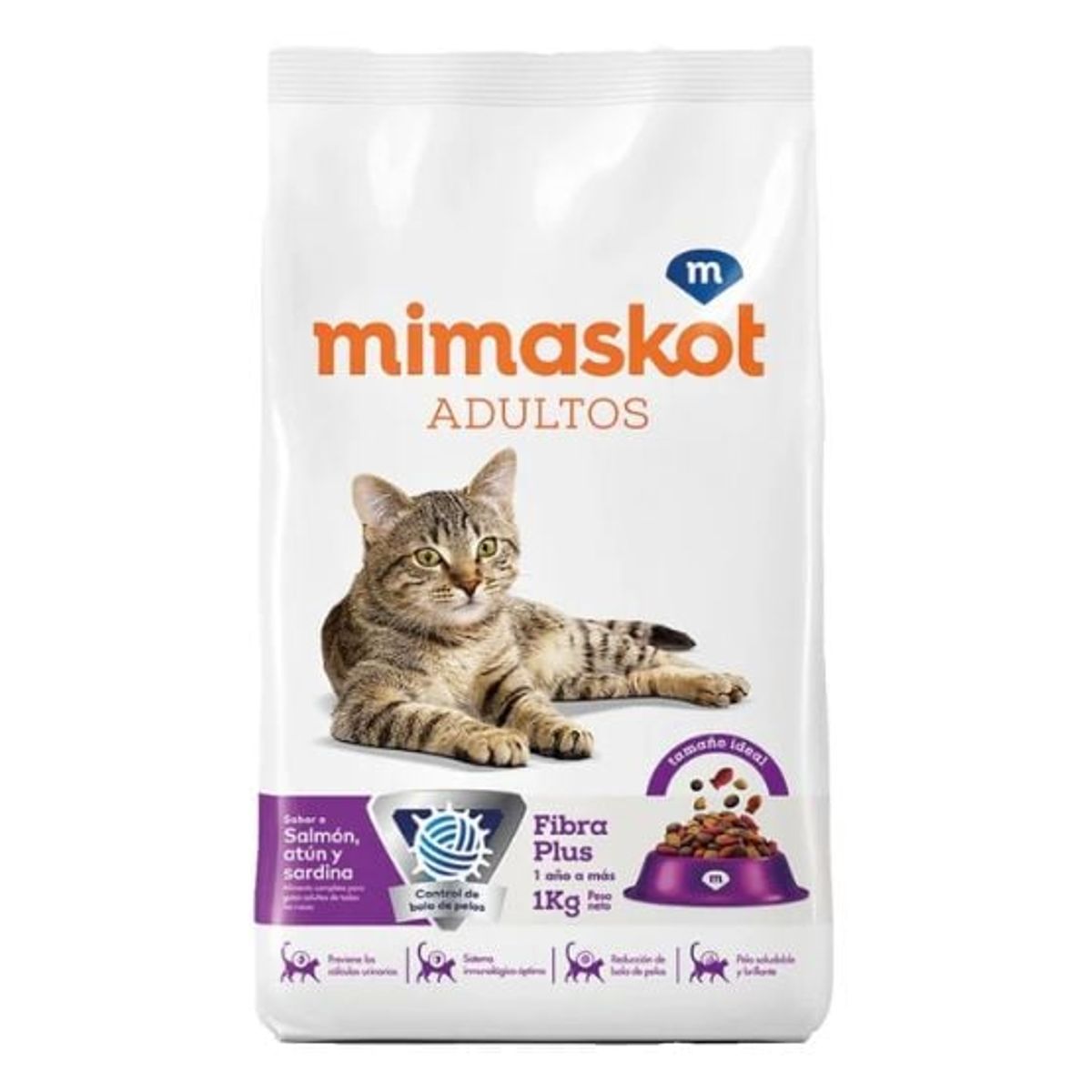MIMASKOT - MIMASKOT GATOS  SALMON ATUN Y SARDINA 1 KG