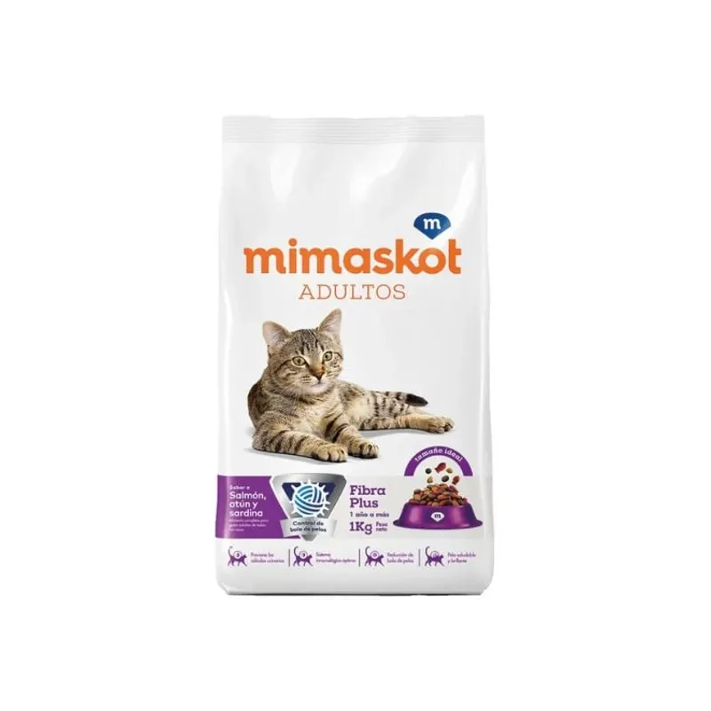 MIMASKOT - MIMASKOT GATOS  SALMON ATUN Y SARDINA 1 KG