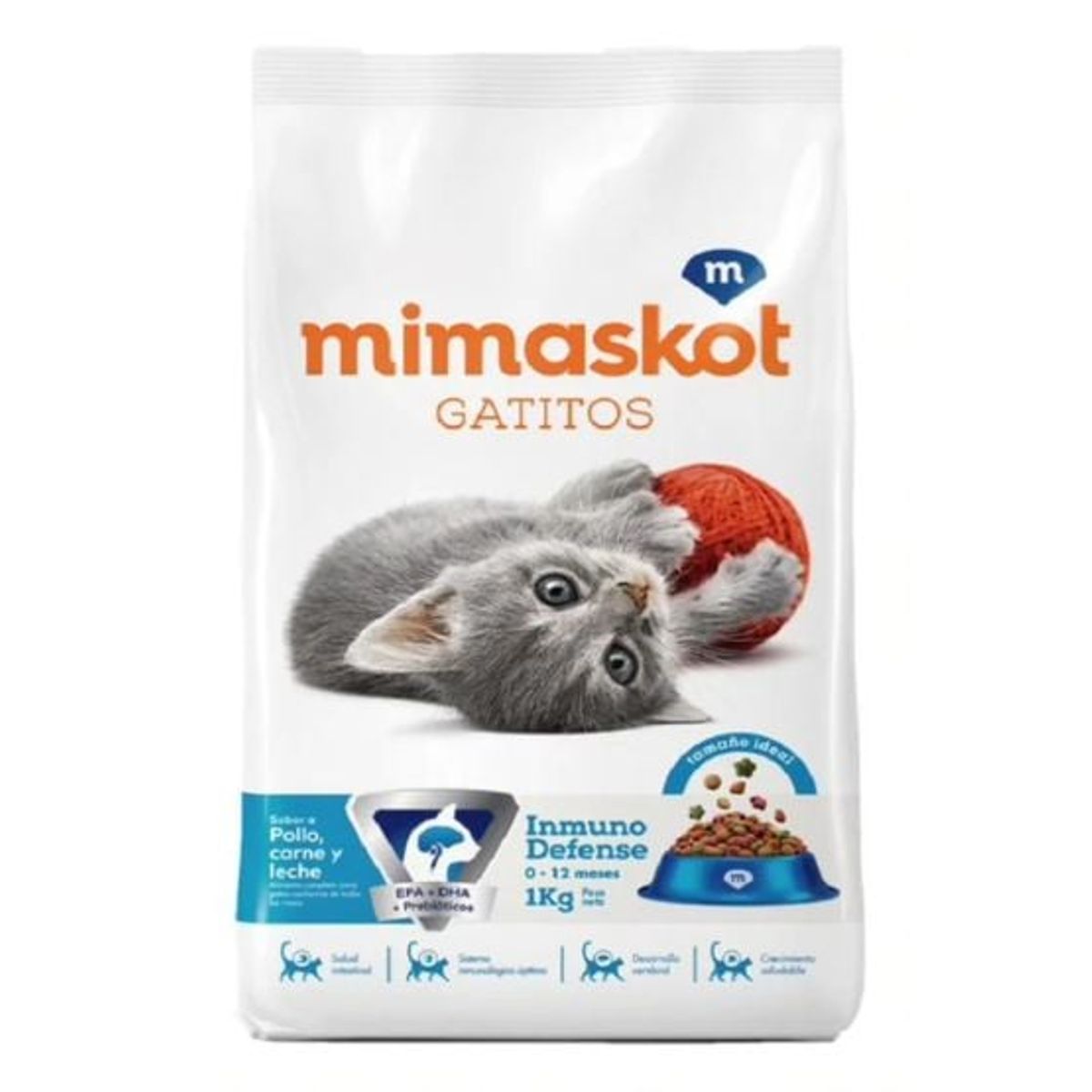 MIMASKOT - MIMASKOT GATITOS POLLO CARNE 1 KG