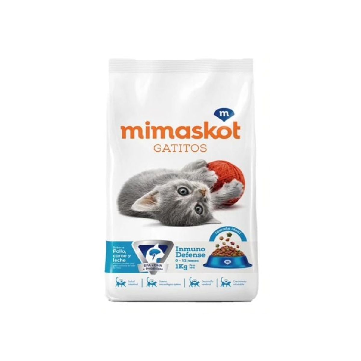 MIMASKOT - MIMASKOT GATITOS POLLO CARNE 1 KG