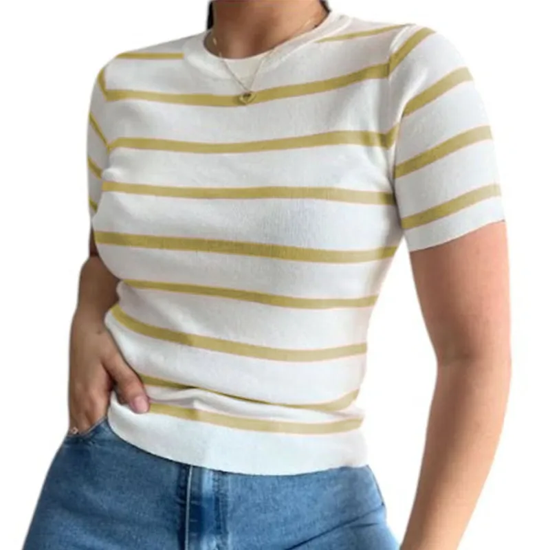 GENERICO - Polo Mujer Hilo 359G-18 Rayas