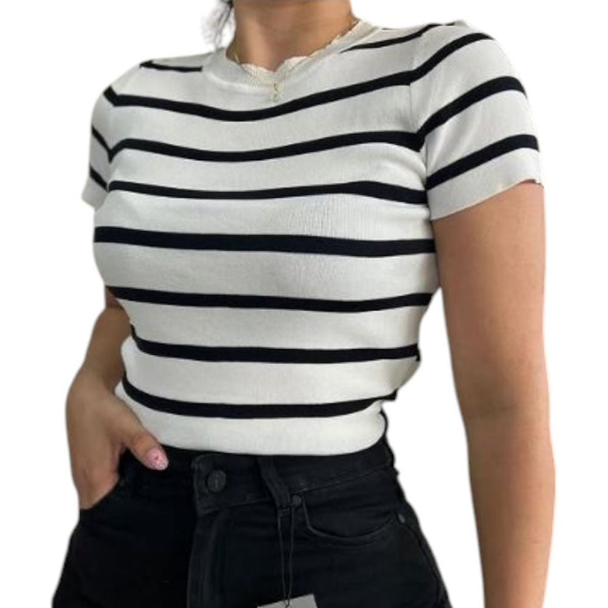 GENERICO - Polo Mujer Hilo 359G-18 Rayas