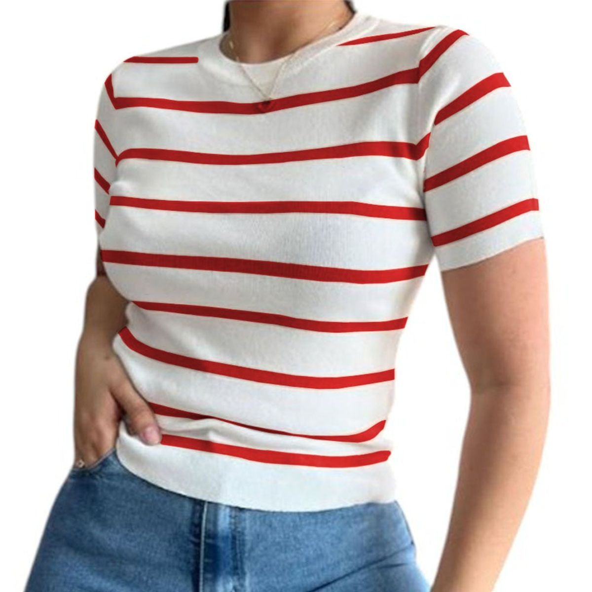 GENERICO - Polo Mujer Hilo 359G-18 Rayas