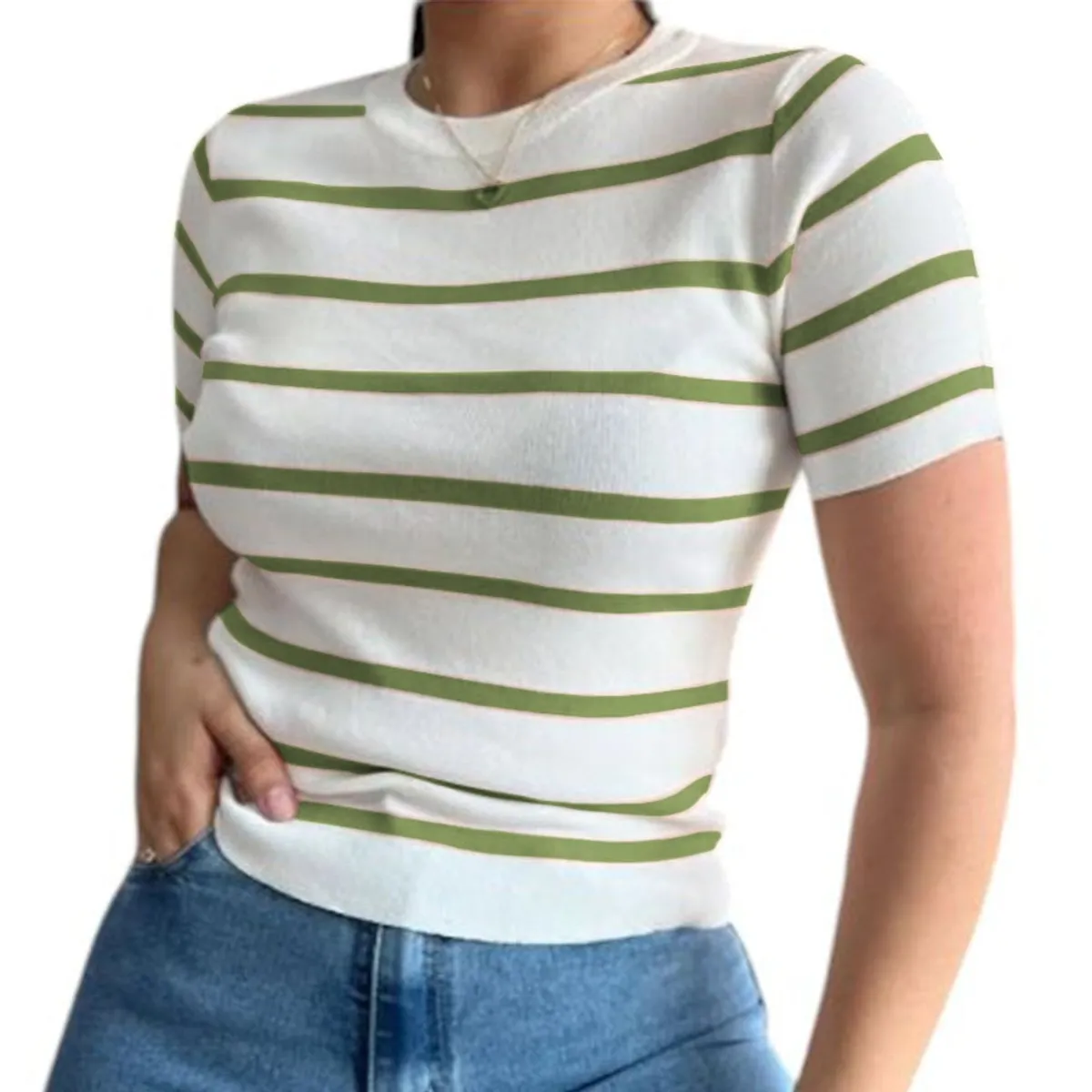 GENERICO - Polo Mujer Hilo 359G-18 Rayas