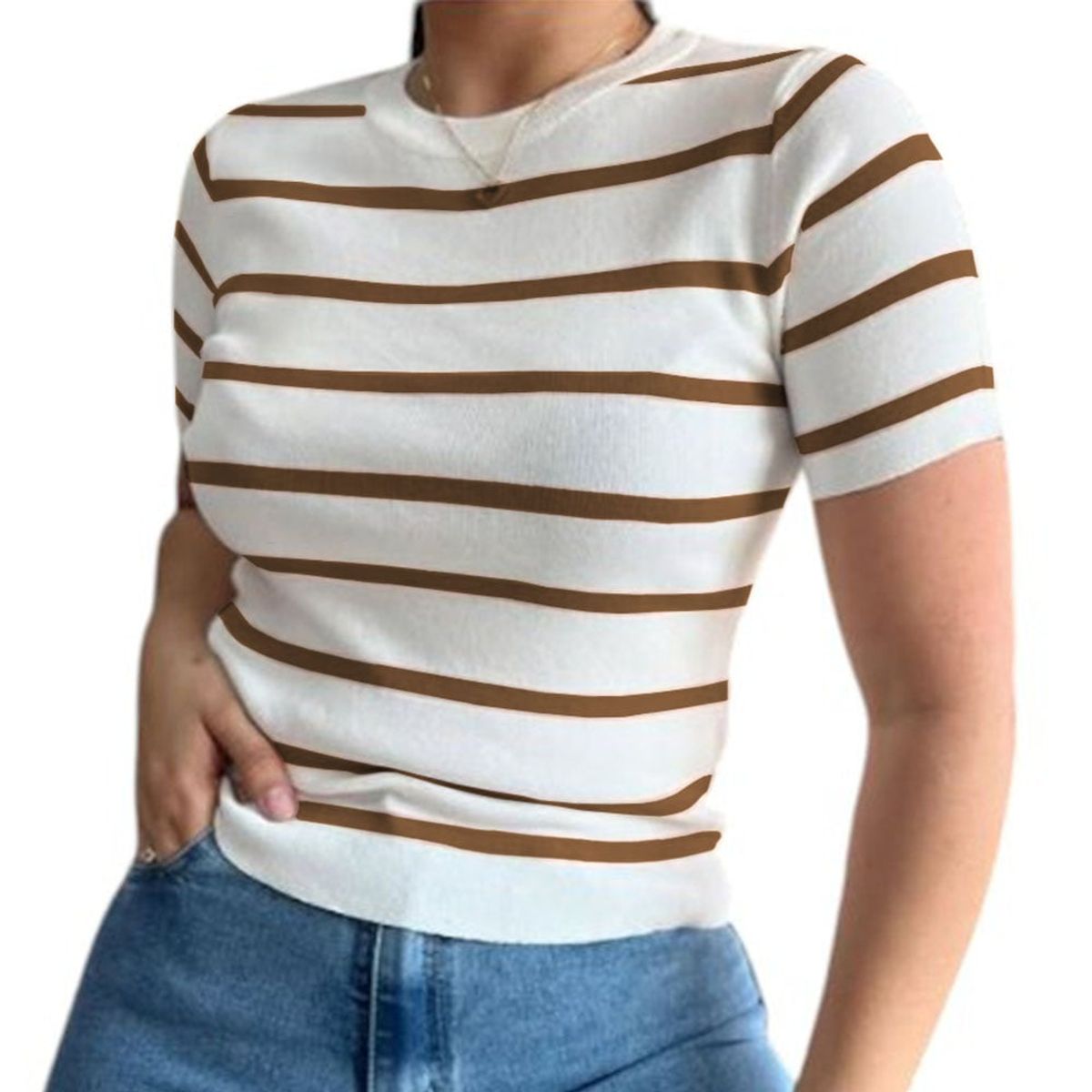 GENERICO - Polo Mujer Hilo 359G-18 Rayas