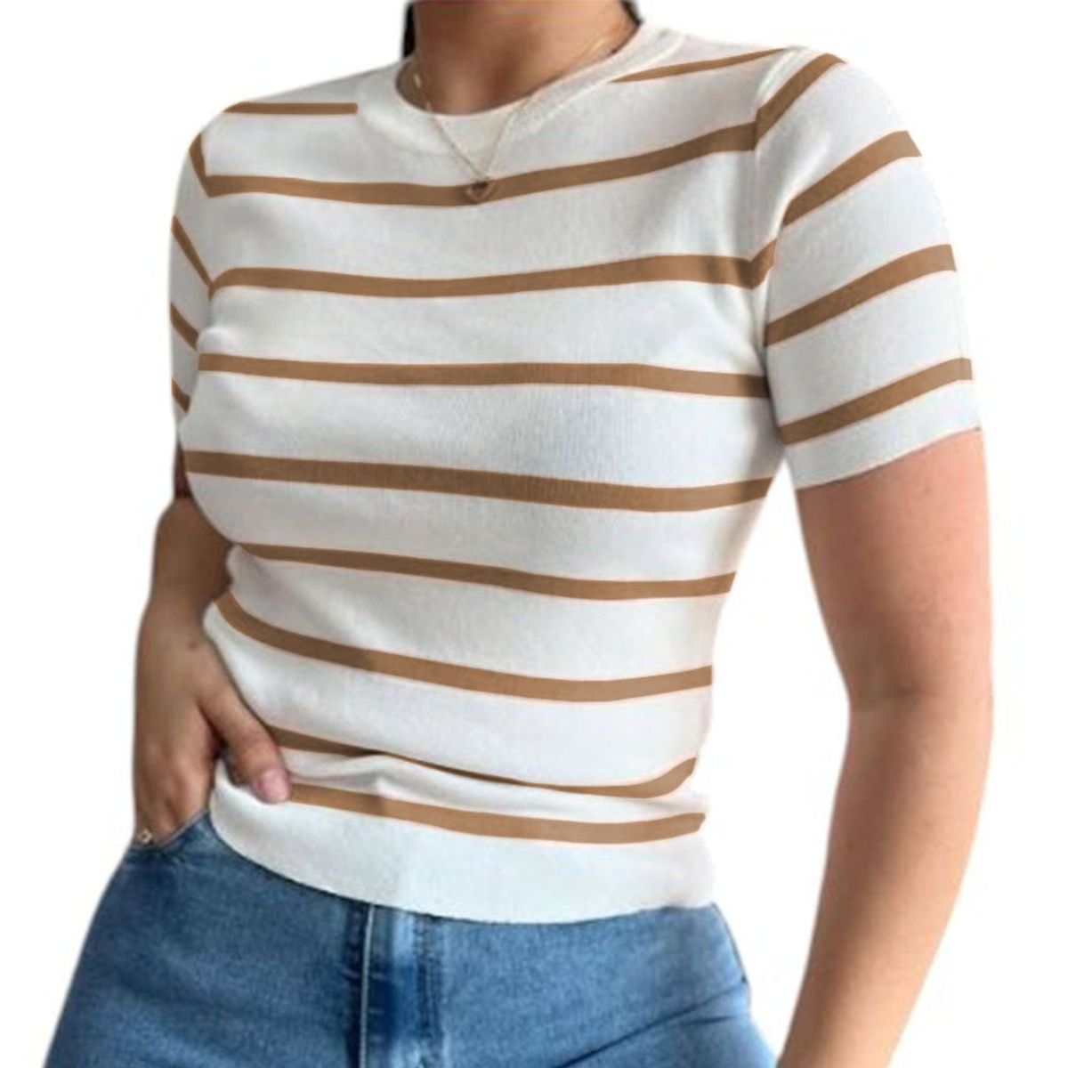 GENERICO - Polo Mujer Hilo 359G-18 Rayas