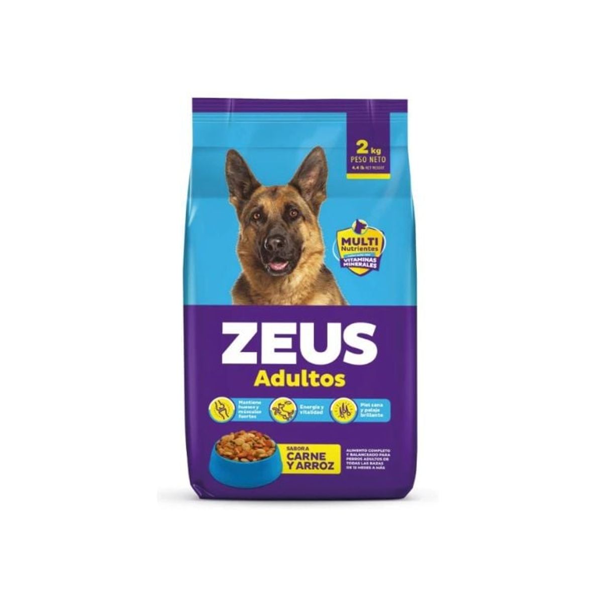 ZEUS - COMIDA PARA PERROS ZEUS ADULTO 2 KG