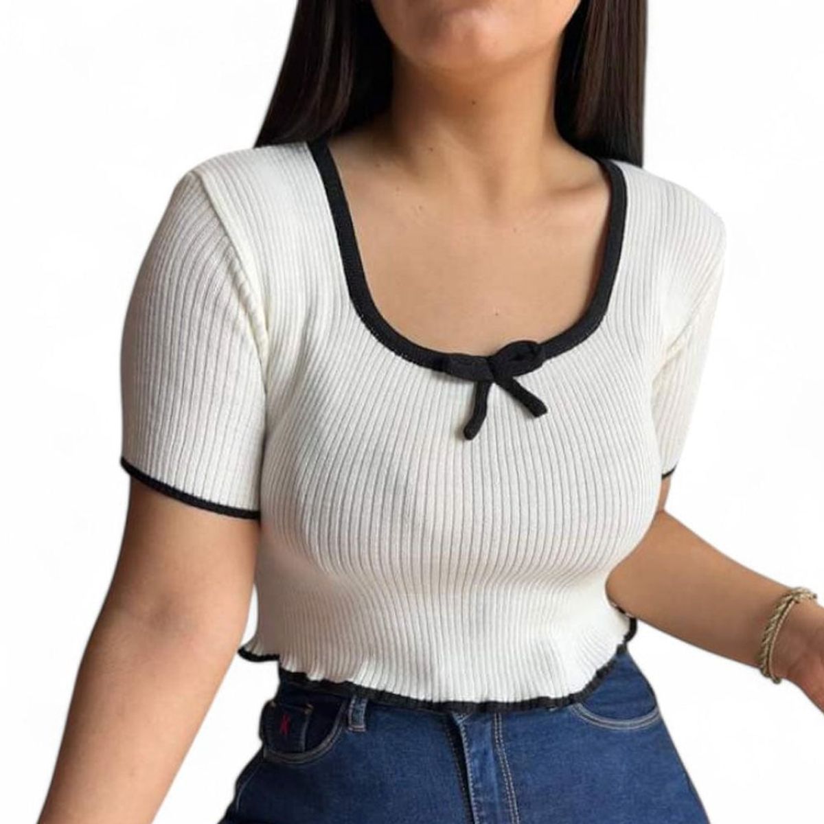 GENERICO - Blusita Mujer En Hilo Lazo 359G-15 Color Beige