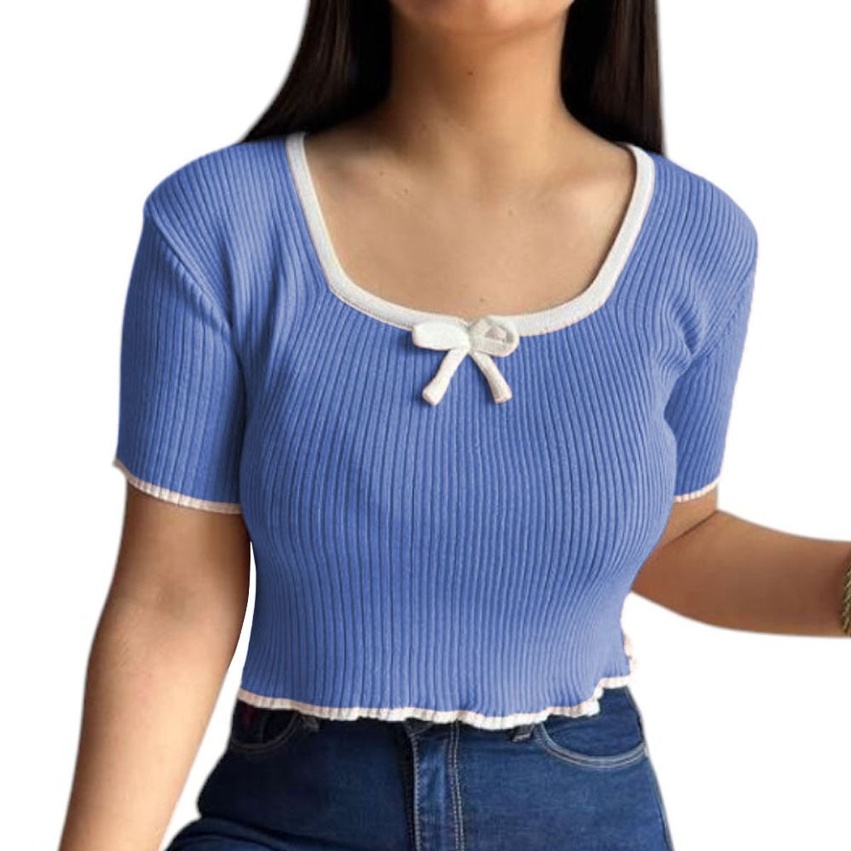 GENERICO - Blusita Mujer En Hilo Lazo 359G-15 Color Beige