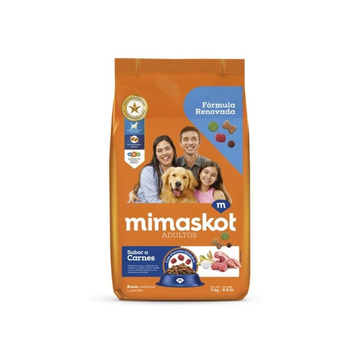 MIMASKOT - COMIDA PARA PERROS MIMASKOT CARNES 3KG