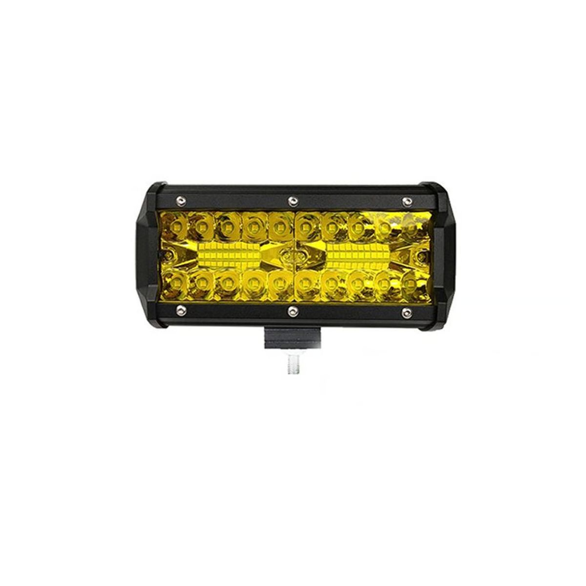 GENERICO - Barra Led 120w 7 pulgadas Color Ambar 2 en1