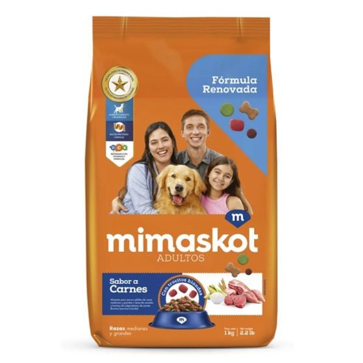 MIMASKOT - COMIDA PARA PERROS MIMASKOT CARNES 1KG