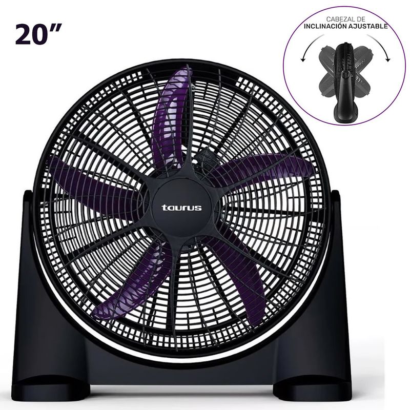TAURUS - Ventilador New Anemo Taurus de Piso 130W 3Velocidades