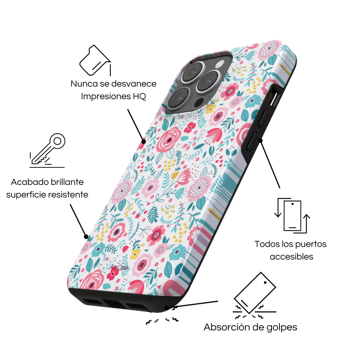 ARTSCASE - Case iPhone 15 In Love with my garden Artscase