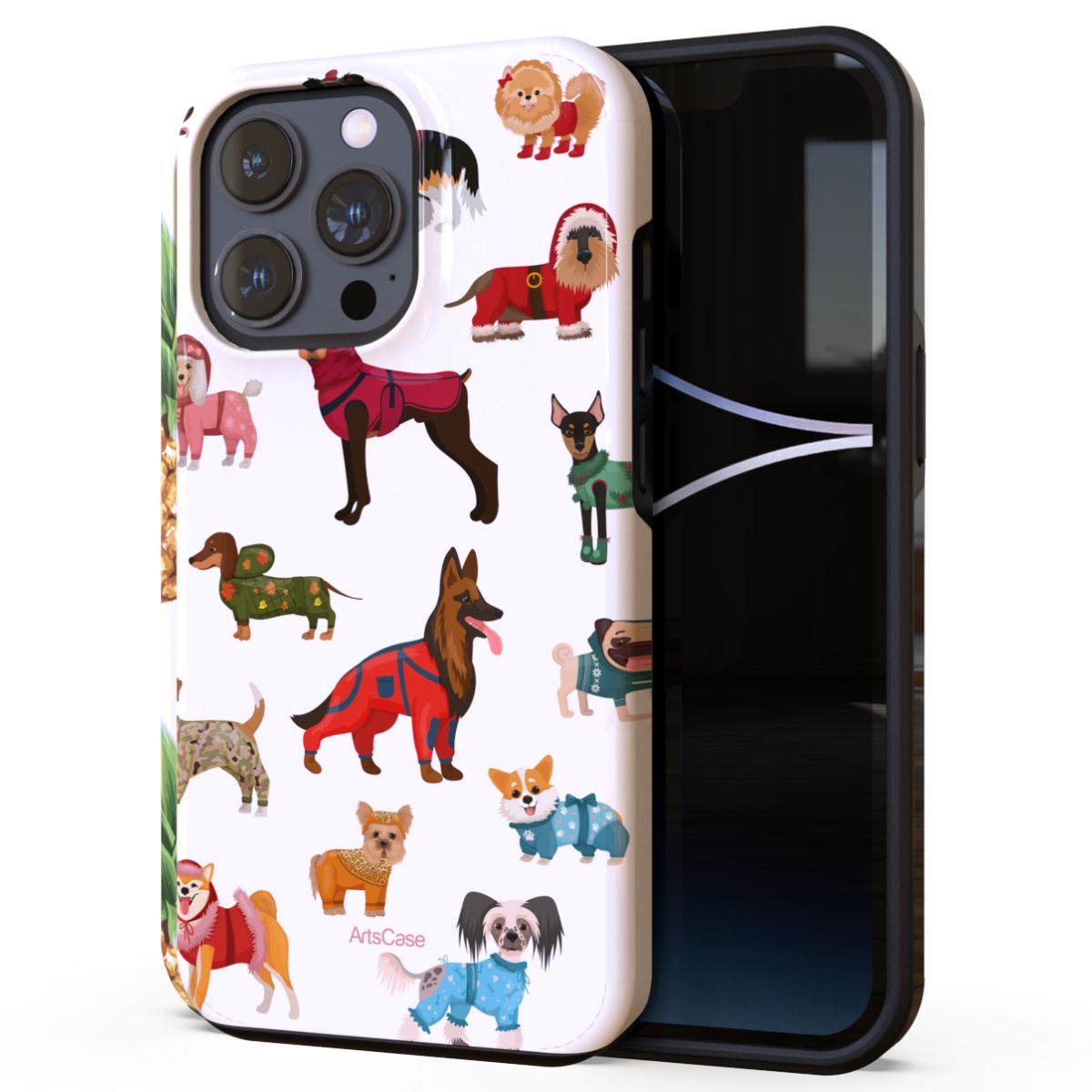 ARTSCASE - Case iphone 13 Fashion Dogs Artscase