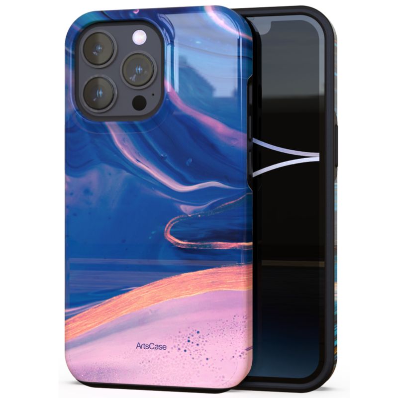 ARTSCASE - Case iphone 12  12 pro My Acrylic Paint Abstract Marbling ArtsCase