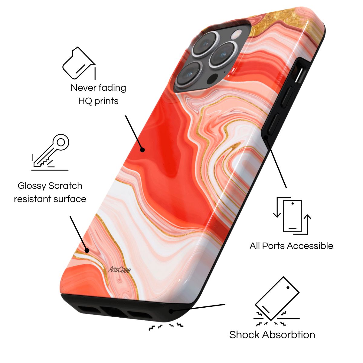 ARTSCASE - Case Samsung s24 ultra Resplandor Retro ArtsCase