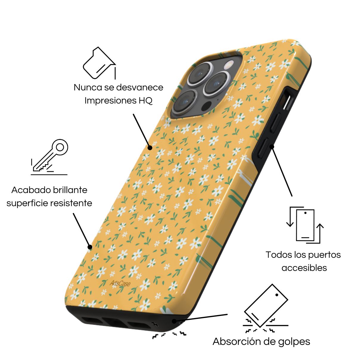 ARTSCASE - Case iphone 13 Pro Max My Small Garden ArtsCase