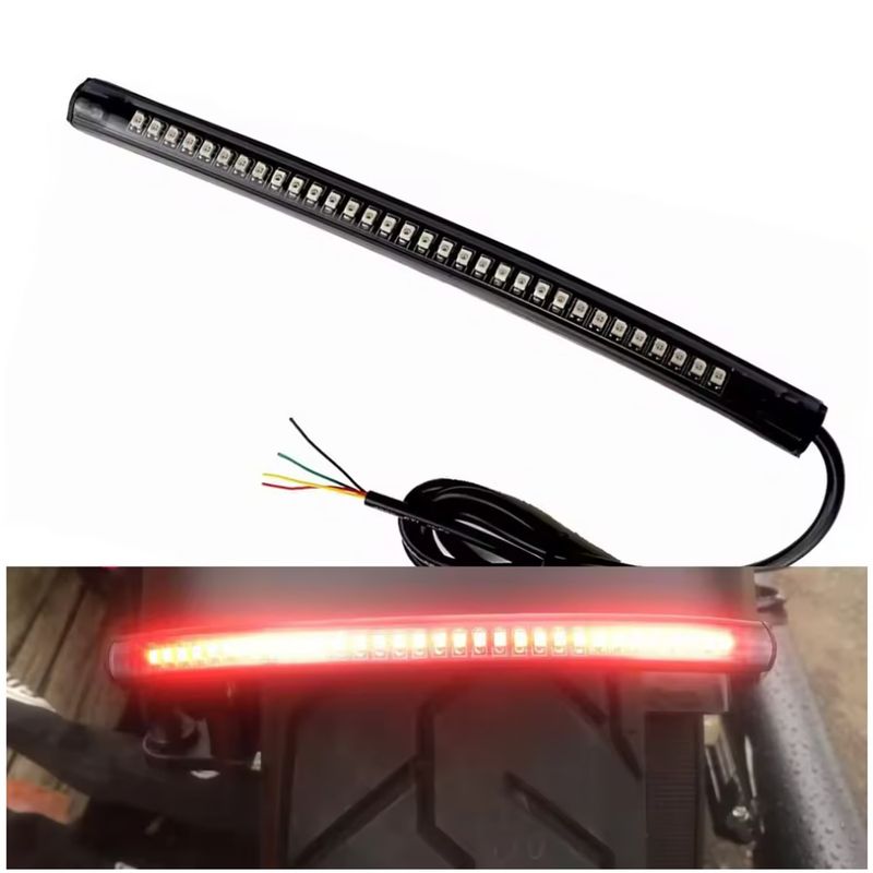 GENERICO - Tira Led tunning Multifuncional flexible Rojo 30Cm