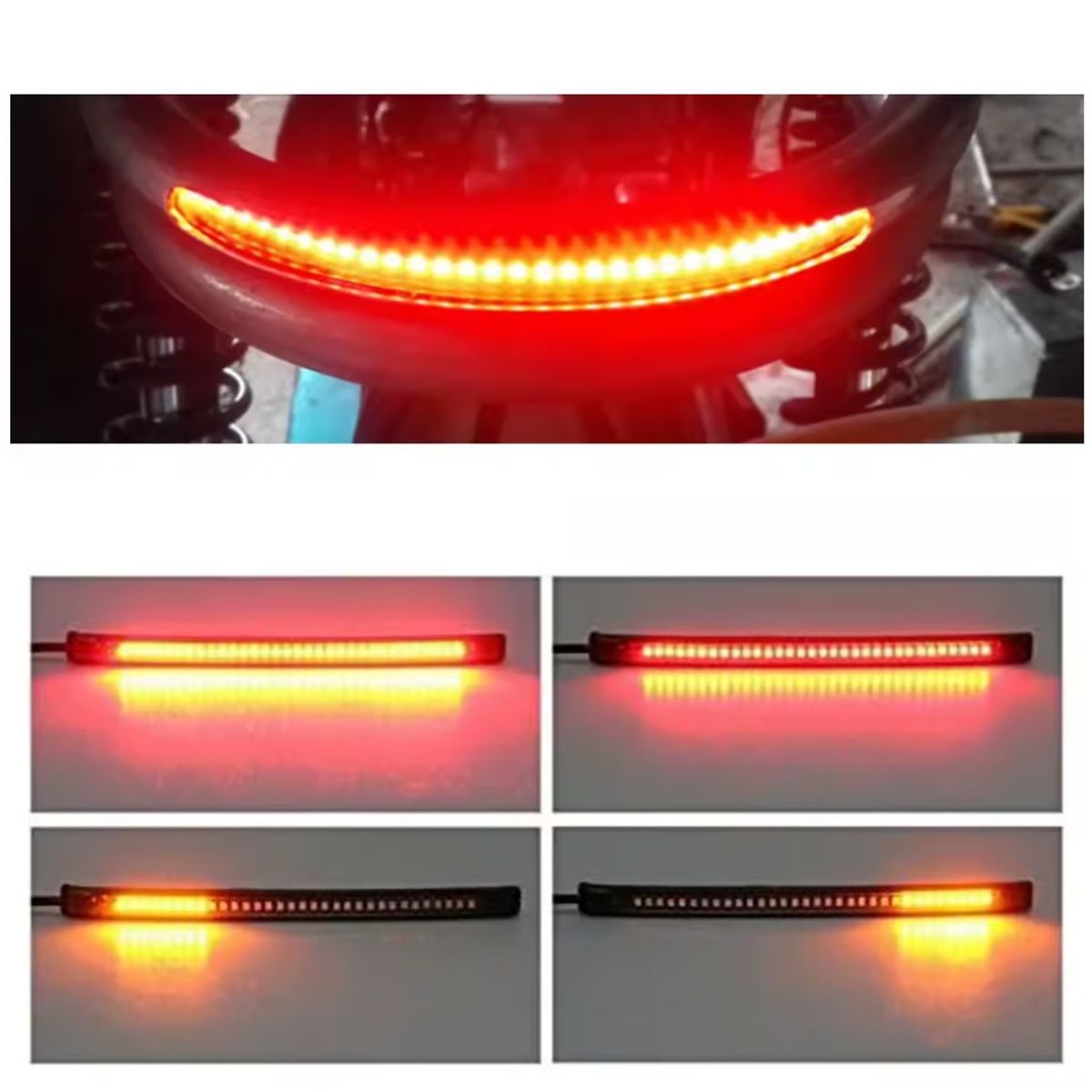 GENERICO - Tira Led tunning Multifuncional flexible Rojo 30Cm
