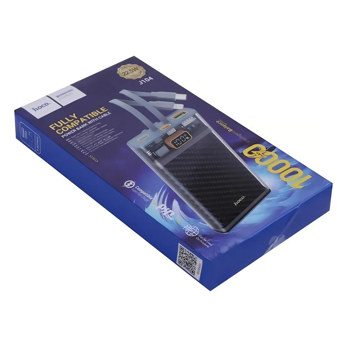 HOCO - Power Bank 10000 mAh de 22.5W hoco J104 Carga Rapida