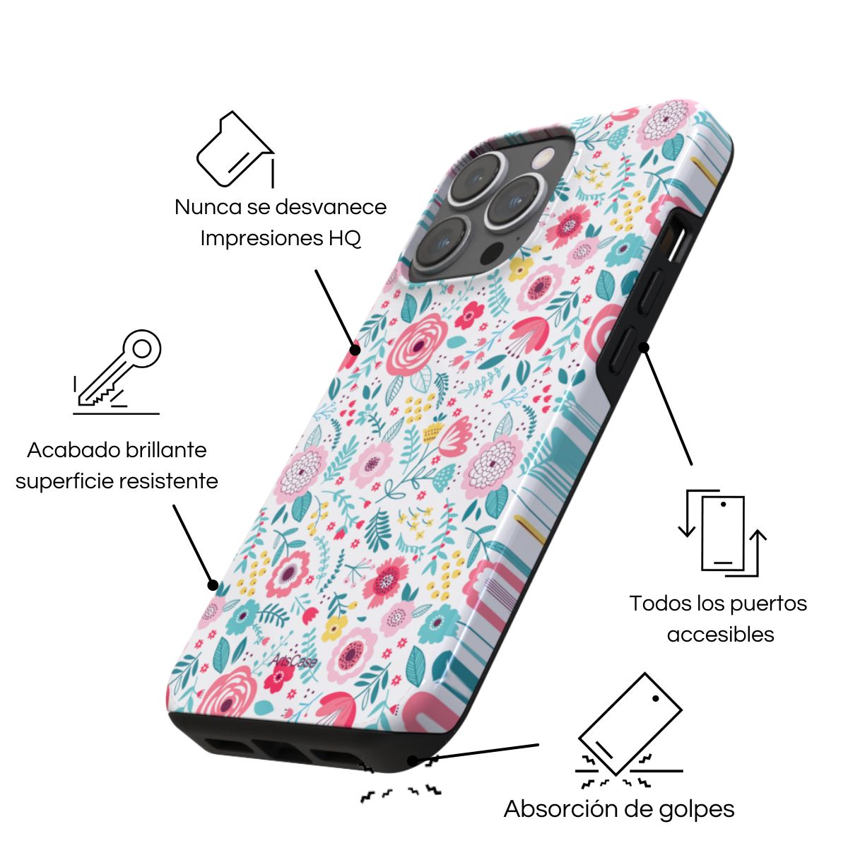 ARTSCASE - Case iPhone 12 Pro Max In Love with my garden Artscase