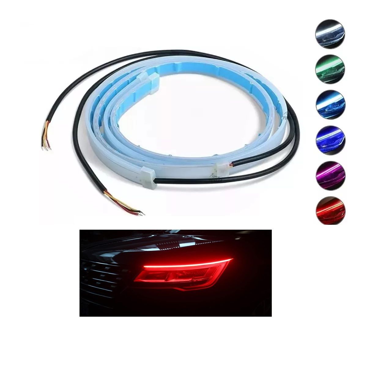 JEF - Tira Led Par 60cm 2Funciones Rojo