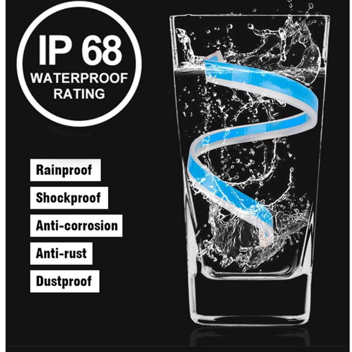 JEF - Tira Led Par 60cm 2Funciones Rojo