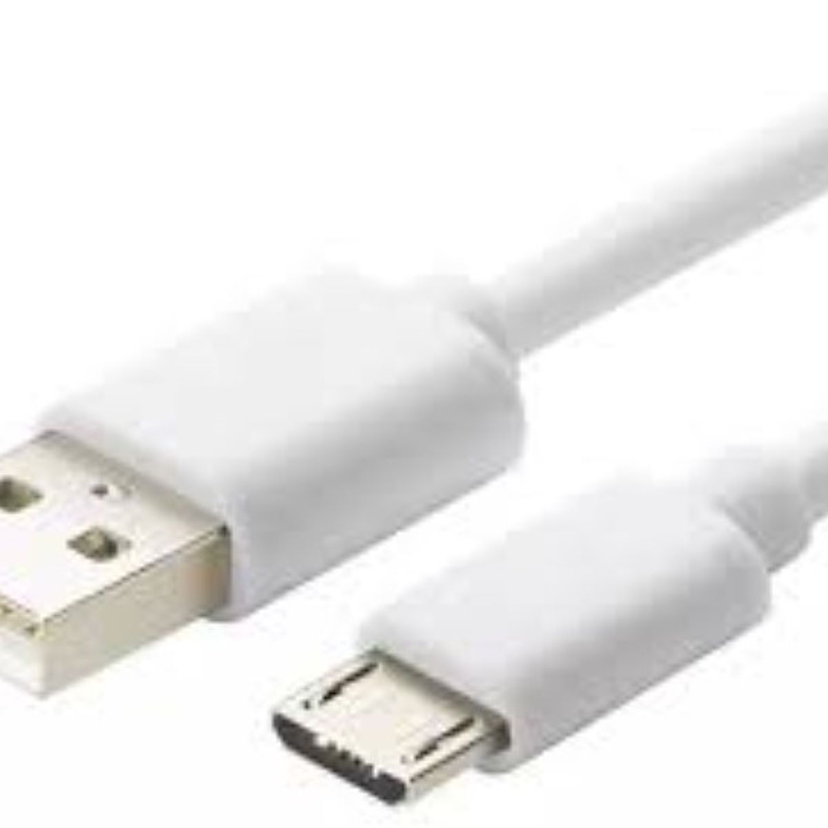 GENERICO - CARGADOR PARA TELEFONOS MOVILES ORIGINAL DE USB A MICRO USB V8 BLANCO